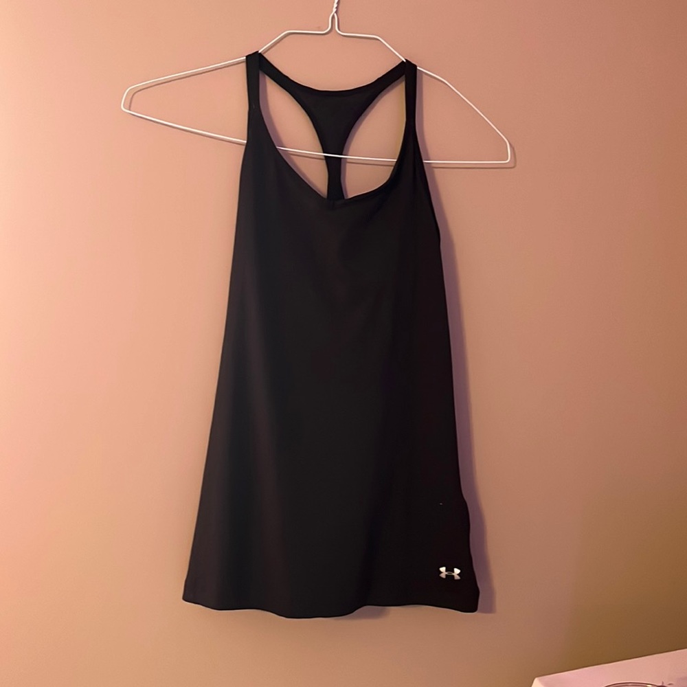 under armour size s black workout tank top